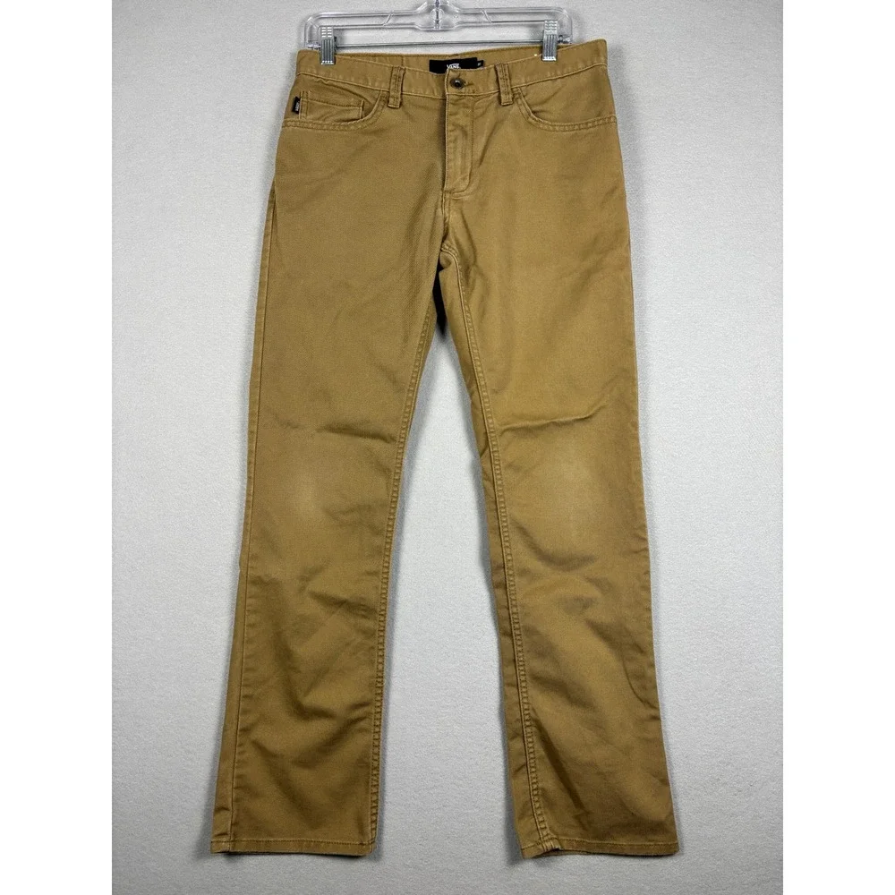 Vans V56 Standard Chino Pants 5-Pocket Skate Trousers 30 Brown